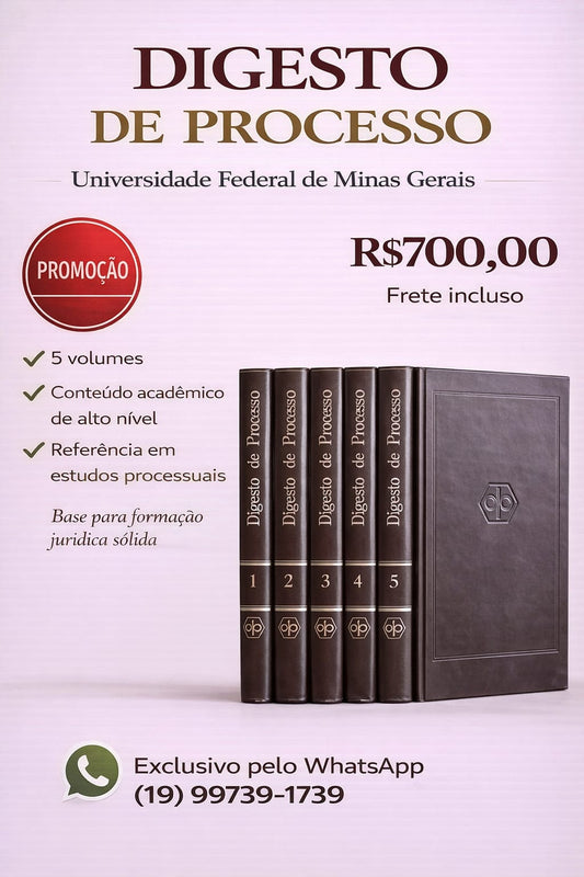Coleção Clássica Digesto de Processo 5 Volumes