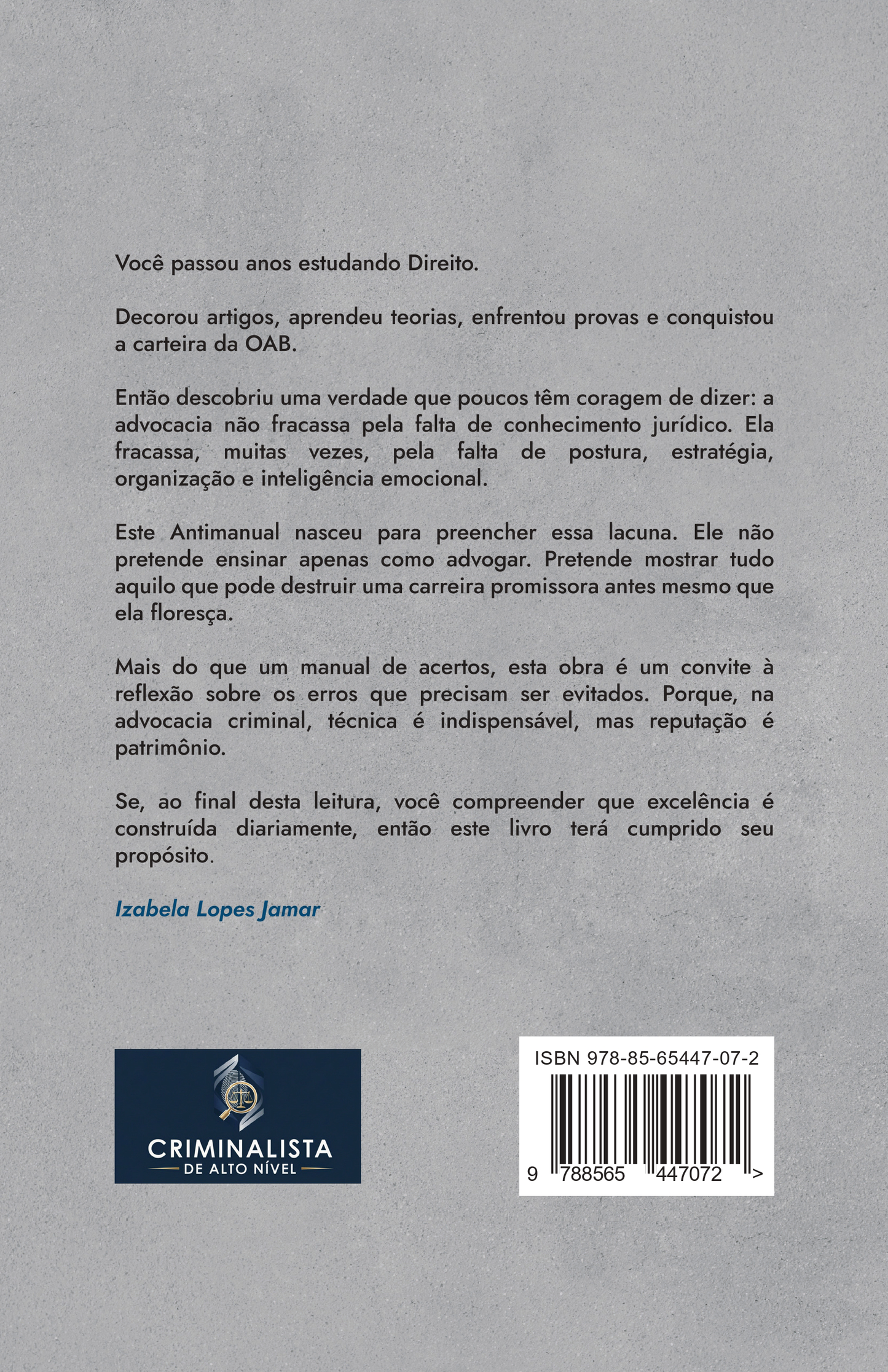 Antimanual da Advocacia Criminal
