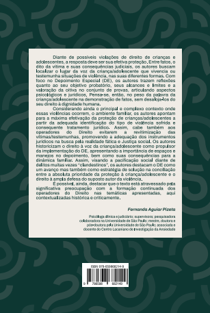 Da Proteção Legal de Crianças e Adolescentes - Aspectos Jurídicos e Psicológicos