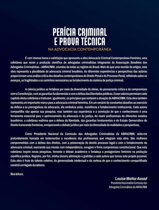 Perícia Criminal e Prova Técnica na Advocacia Contemporânea