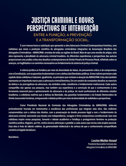Justiça Criminal e Novas Perspectivas de Intervenção - Entre a Punição, A Prevenção e a Transformação Social