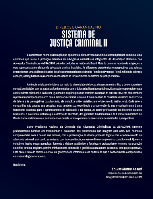 Direitos e Garantias no Sistema de Justiça Criminal 2